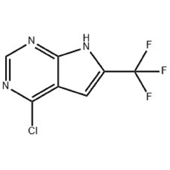 4-kloori-6-(trifluorimetyyli)-7H-pyrrolo[2,3-d]pyrimidiini CAS-nro: 1830312-37-2