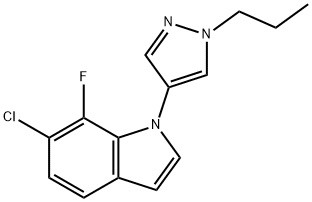 6-Kloori-7-fluori-1-(1-propyyli-1H-pyratsol-4-yyli)-1H-indoli CAS-nro. : 1782070-67-0